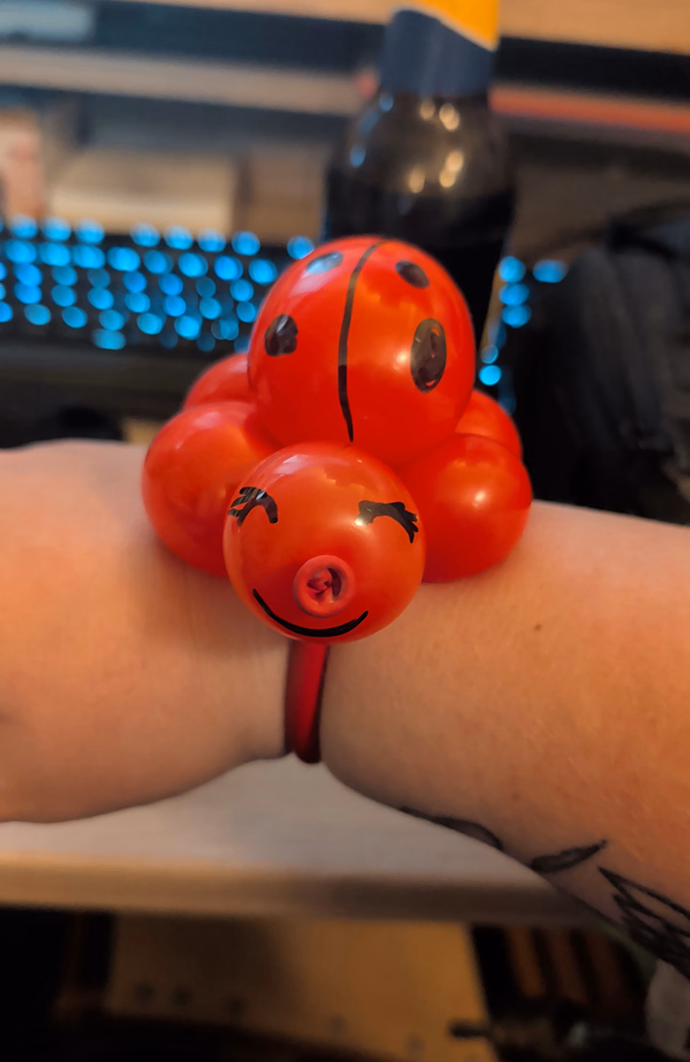 Ballon Armband Marienkafer