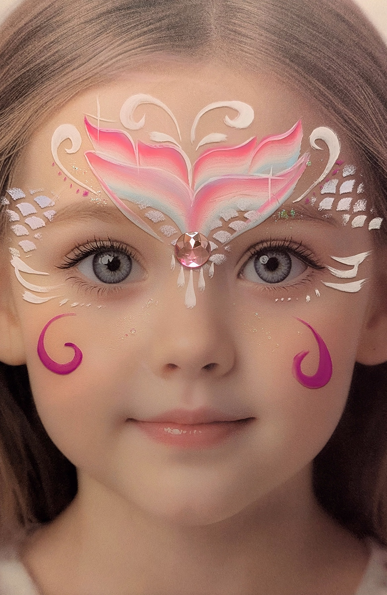 Kinderschminken Flosse