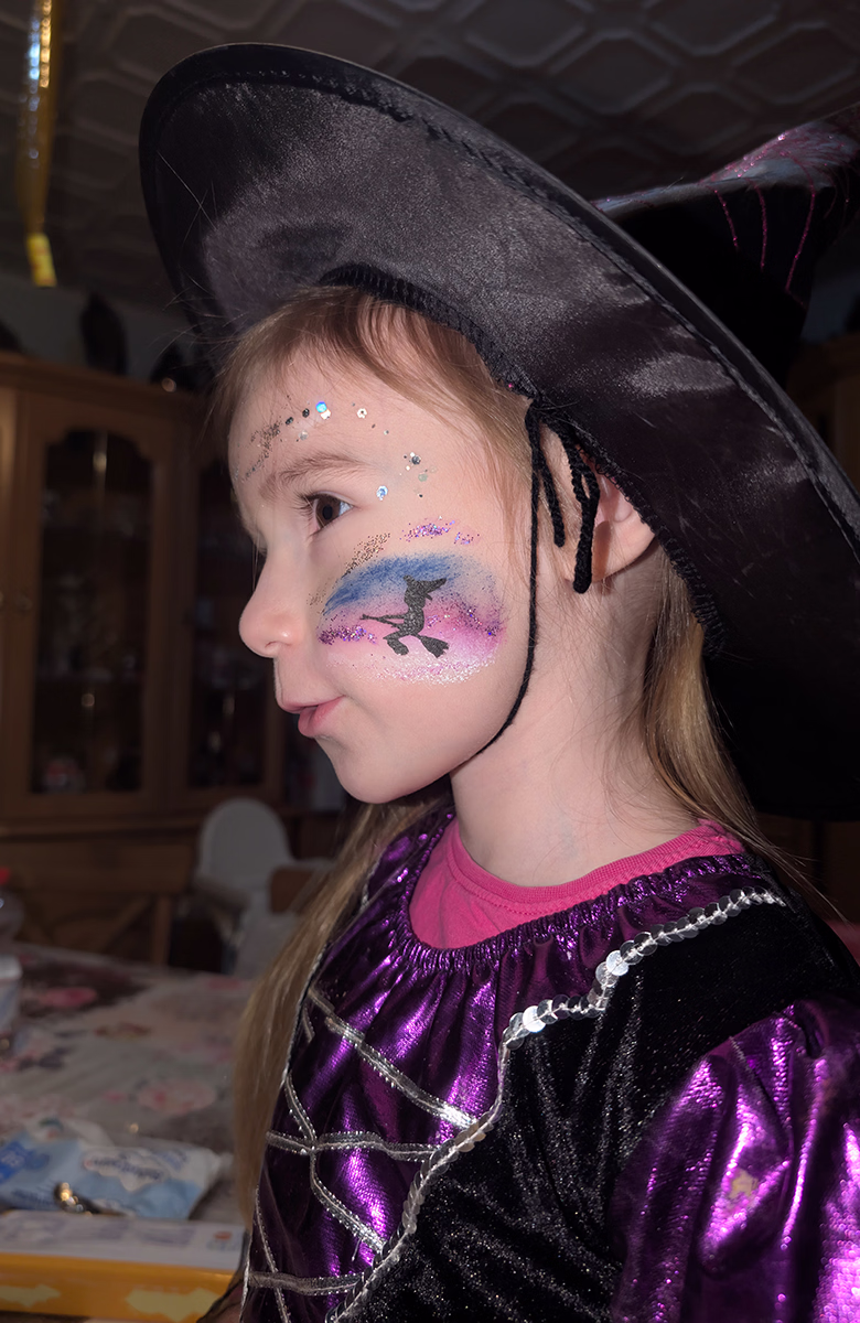 Kinderschminken Hexe