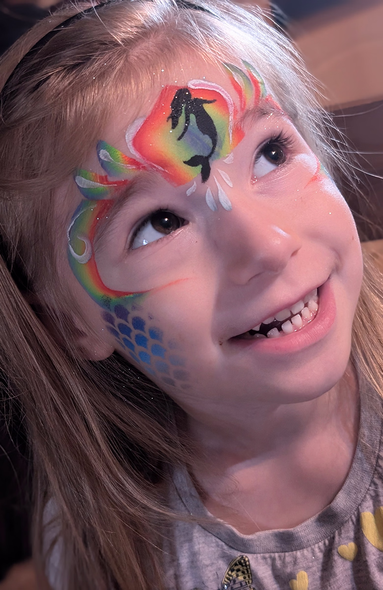 Kinderschminken Meerjungfrau