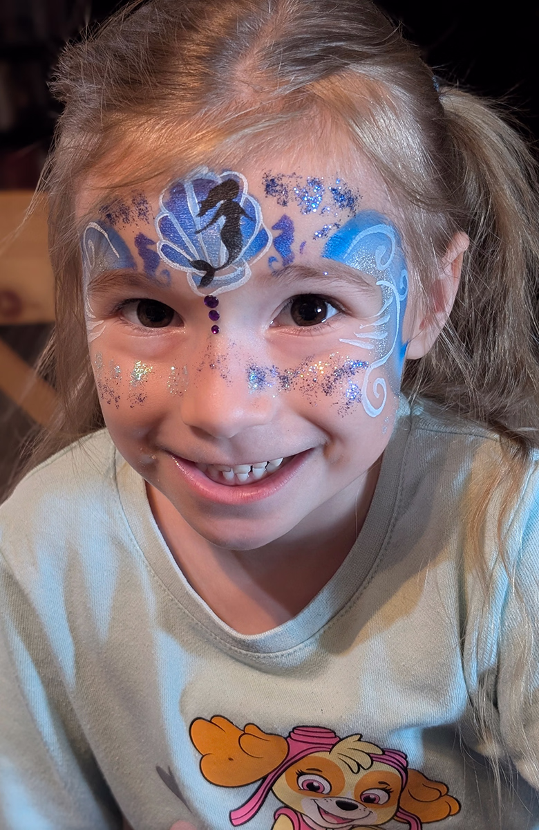 Kinderschminken Meerjungfrau2