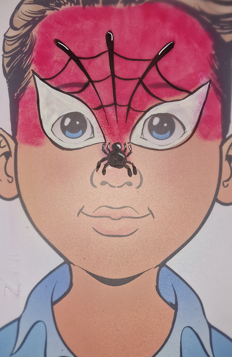 Kinderschminken Spiderman
