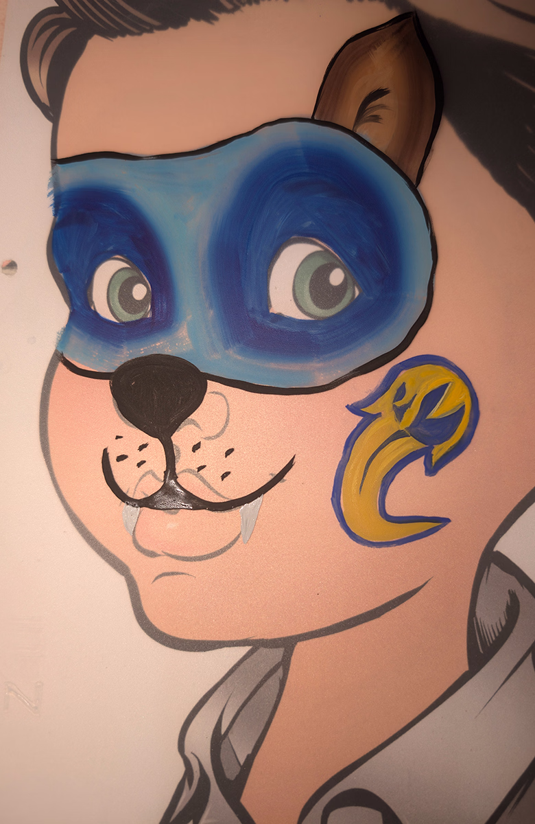 Kinderschminken Superhund