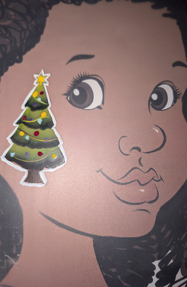 Kinderschminken Tannenbaum