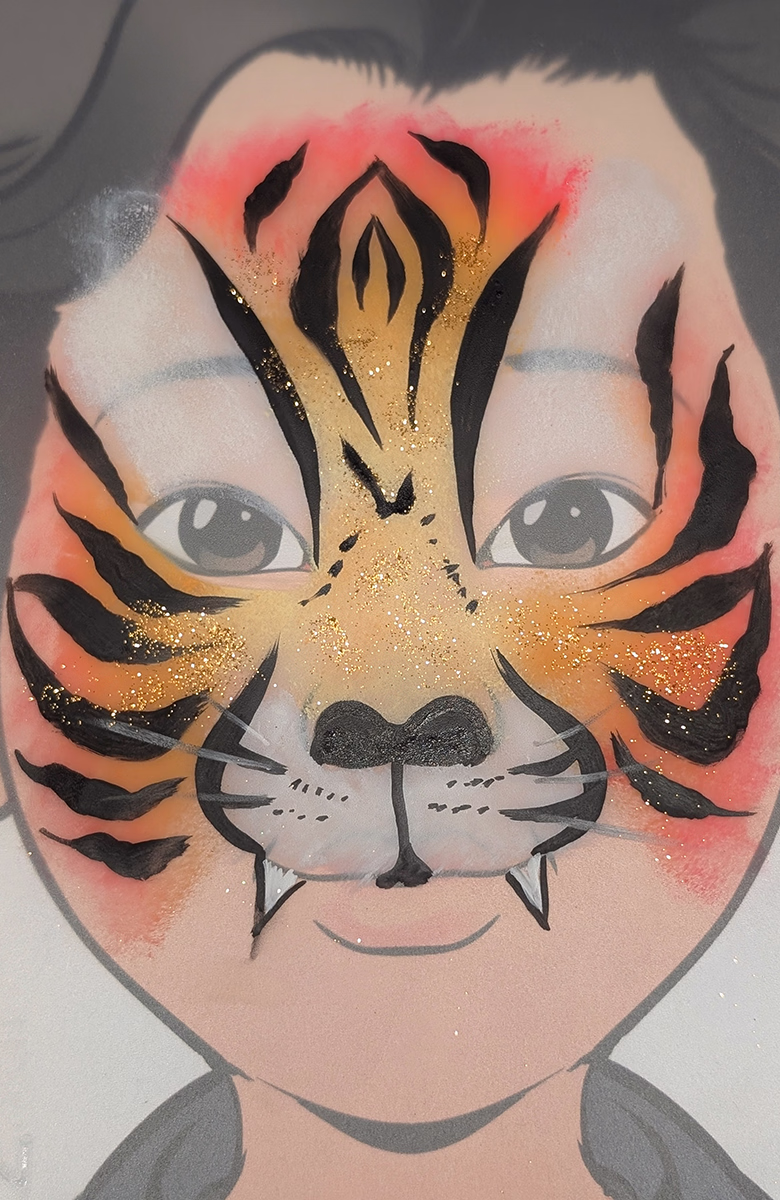 Kinderschminken Tieger2
